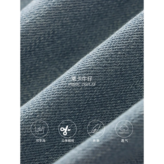 Jeans Talle Alto Elásticos Lavados con Corte Amplio y Cintura Ajustada - Image 5