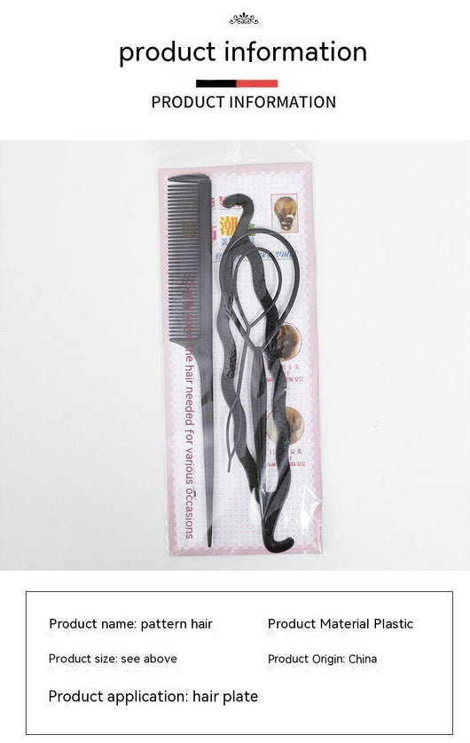 Rizador de Cabello con Aguja Extractora y Diseño de Peine Plástico - Image 26