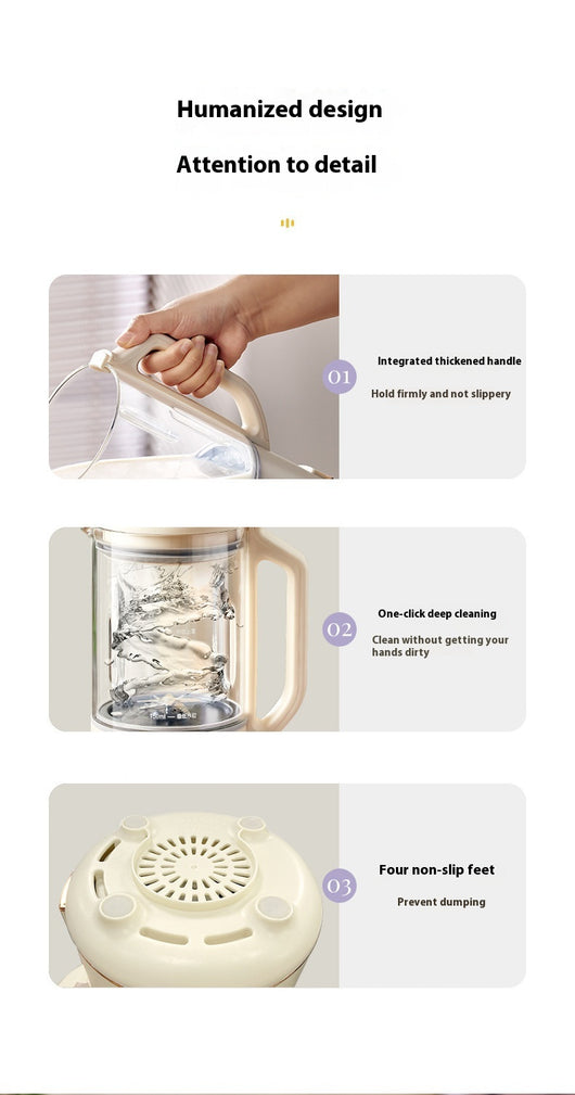Licuadora Multifuncional Automática para Alimentos Complementarios y Leche de Soja - Image 29