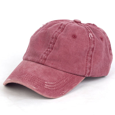 Gorra de Béisbol Lavada para Mujer con Visera Curva - Estilo Simple - Image 5