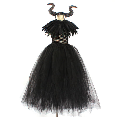 Vestido de Malla Negro para Niñas - Disfraz de Presentación - Image 8