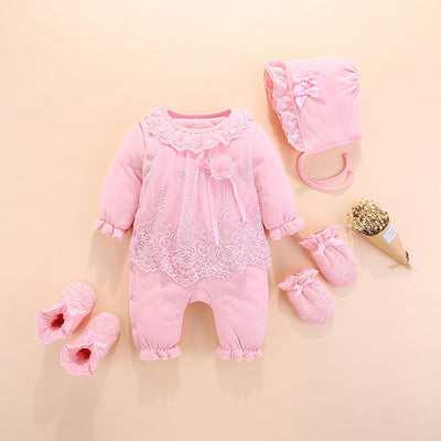 Conjunto de Bebé Acolchado de 4 Piezas - Image 6