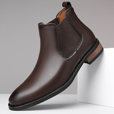 Botas Chelsea de Cuero para Hombre - Estilo Ejecutivo Puntiagudo - Image 29