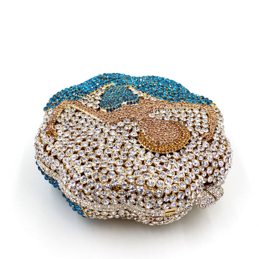 Cartera de Noche Bailarina con Diamantes y Cristales - Image 6