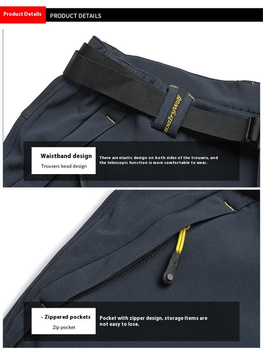 Pantalones de Senderismo Impermeables y Cálidos de Corte Holgado - Image 17