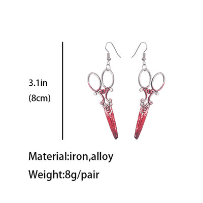 Pendientes de Terror para Halloween: Hacha y Tijeras Sangrientas - Image 8