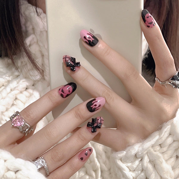 Parches de Diseño de Uñas Removibles para Mujer