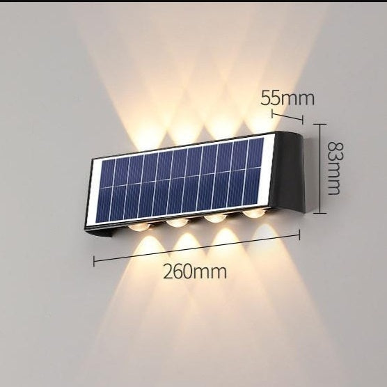 Iluminador Solar de Pared Bidireccional