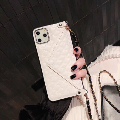 Funda de Cuero para Teléfono con Ranuras de Tarjeta y Cadena Xiaoxiangfeng - Image 13
