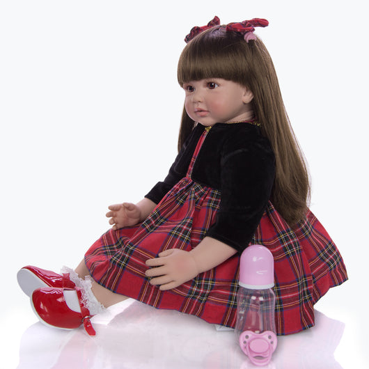 Muñeca Reborn de 60 cm con Cuerpo de Tela - Bebé Realista - Image 5