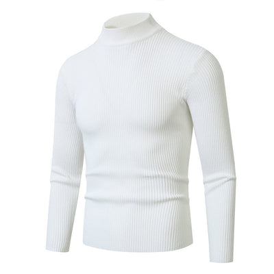 Suéter de Punto Rayado Masculino - Estilo Versátil - Image 17