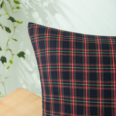 Funda de Almohada Navideña Tartán para Sala de Estar - Image 14