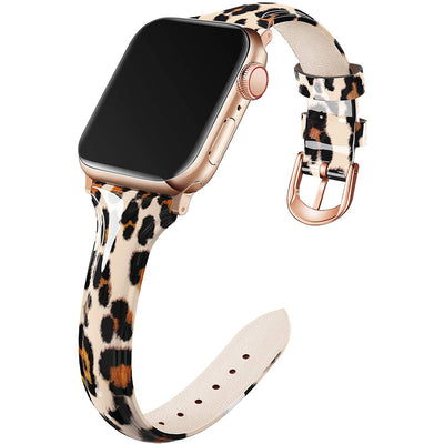 Correa de Cuero Charol para Apple Watch 6SE - Diseño Exclusivo para Muñecas Pequeñas - Image 8