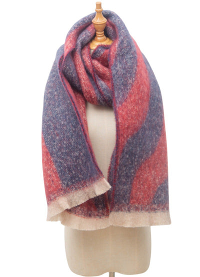 Bufanda Tejida Jacquard Otoño Invierno Estilo Europeo y Americano - Image 21