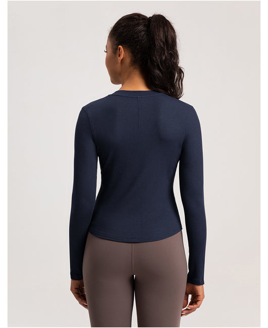 Playera Deportiva de Manga Larga para Yoga y Running - Image 14