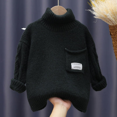 Suéter Infantil Acolchado con Forro Polar para Otoño e Invierno - Image 4
