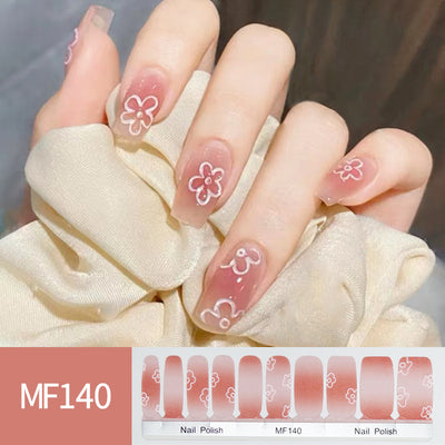 Pegatinas de Uñas Tulipanes Pintados a Mano - Image 42