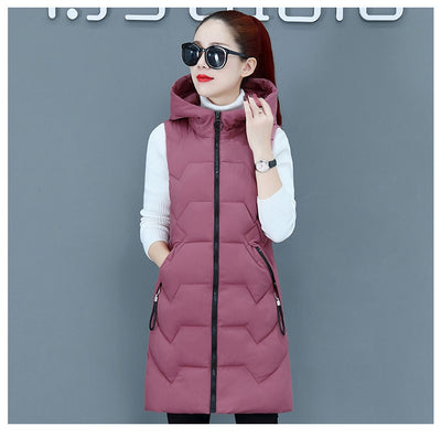 Chaleco Acolchado de Algodón para Mujer Talla Grande - Image 27