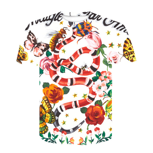 Playera Estampada 3D Cuello Redondo Manga Corta para Hombre - Image 11