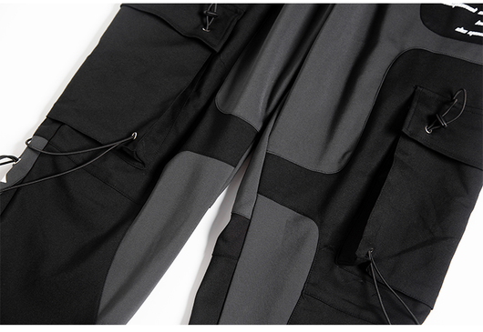 Pantalones Harem Funcionales Overol Viento Negro Marca Trend Fashion - Image 15