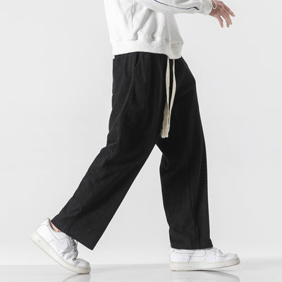 Pantalones de Pana para Hombre con Cordón Trenzado - Image 3