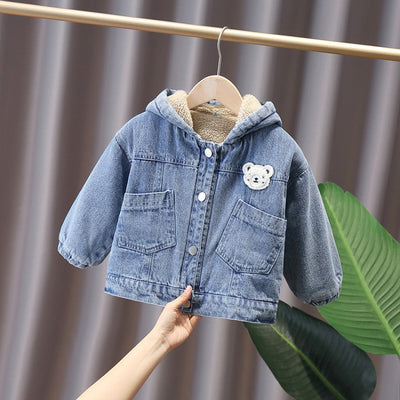 Chaqueta Denim Acolchada para Niños - Diseño Grueso y Cálido - Image 15