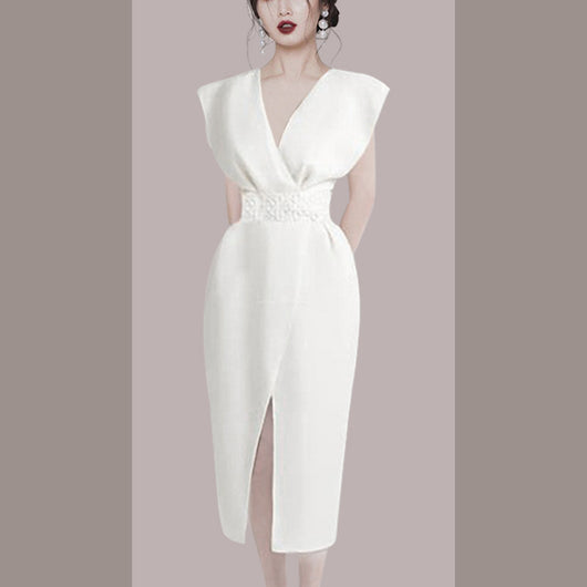 Vestido Elegante Ajustado para Fiesta de Cumpleaños - Image 3