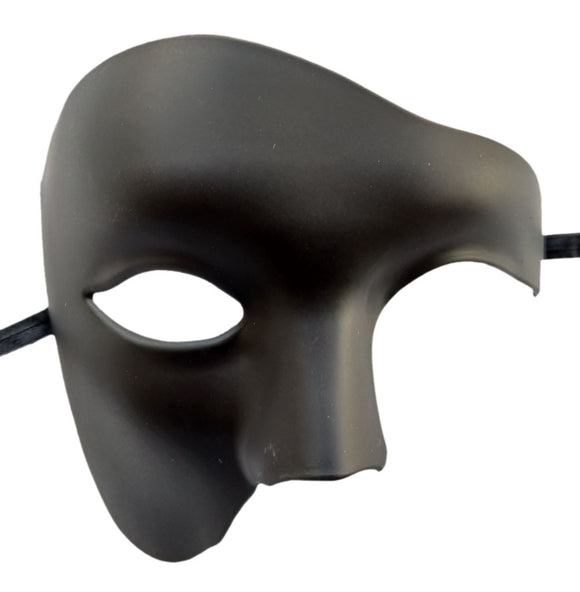 Antifaz Elegante Vintage de Medio Rostro con Un Solo Ojo
