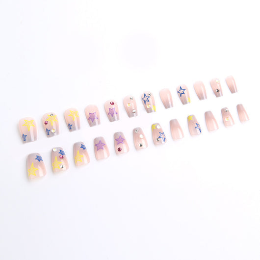Uñas Postizas Cat Eye Rubor - Parches de Manicura Lista para Usar - Image 73