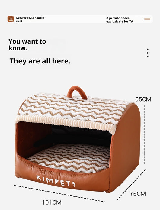 Caseta Semiencerrada Cuadros para Perros - Image 19
