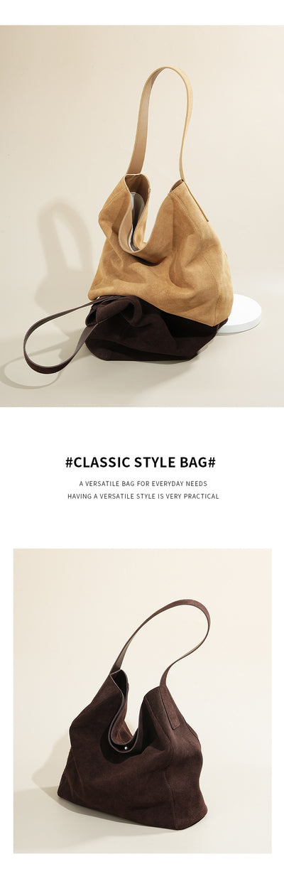 Bolso Tote de Cuero Gamuza Mate - Bolsa Profesional para Commuter - Image 11