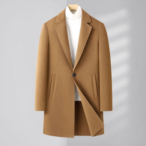 Abrigo de Lana Reversible para Hombre - Otoño e Invierno