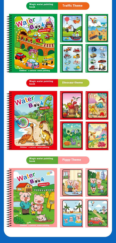 Libro Mágico de Pintura con Agua para Niños - Image 16