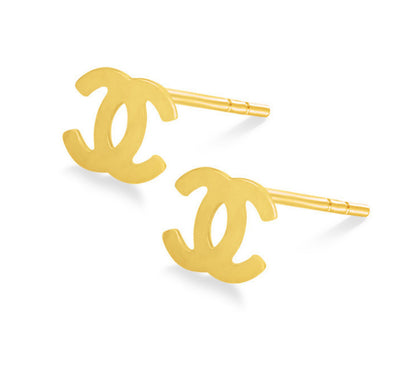 Aretes Dorados Sonrisa Amor Estrellas Drenantes - Image 9