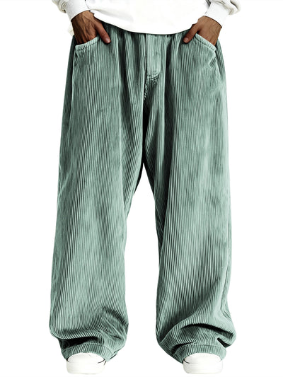 Pantalones de Buzo Corduroy Casual para Hombre con Bolsillos - Image 21