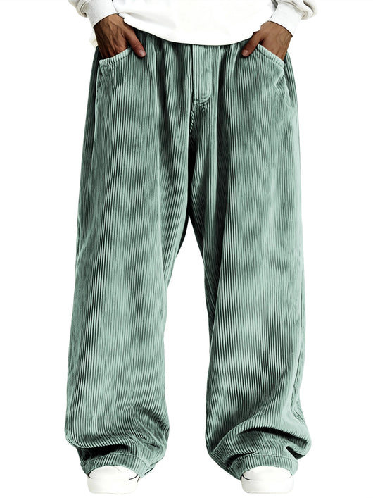 Pantalones de Buzo Corduroy Casual para Hombre con Bolsillos - Image 21