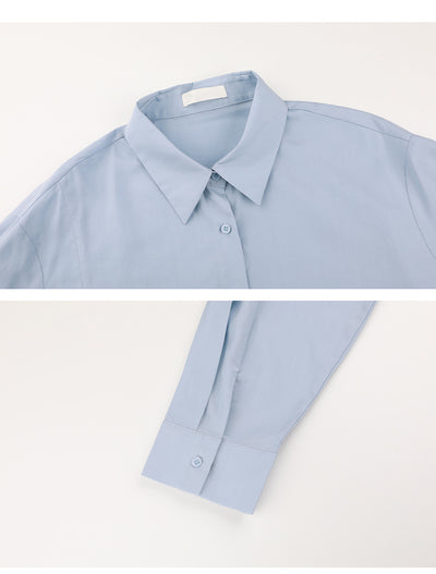 Blusa Clásica con Solapa Estilo Coreano para Mujer - Image 22