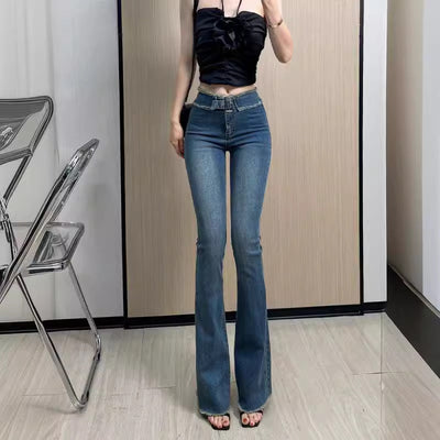Jeans Skinny Retro Estilo Hong Kong para Mujer - Tela Ligera Verano - Image 5