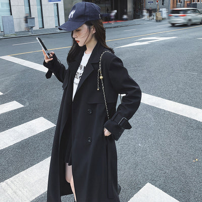Abrigo Impermeable Casual Largo hasta la Rodilla para Mujer - Image 13