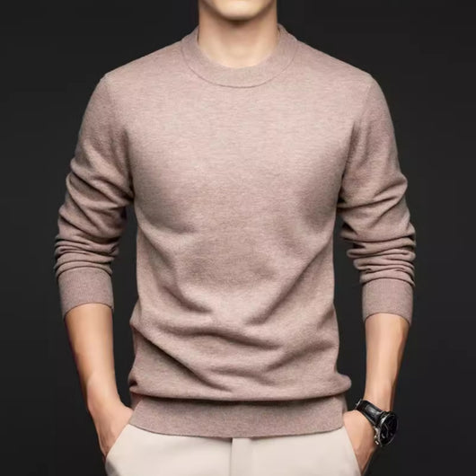 Polera Térmica Básica Cuello Redondo para Hombre - Colores Sólidos