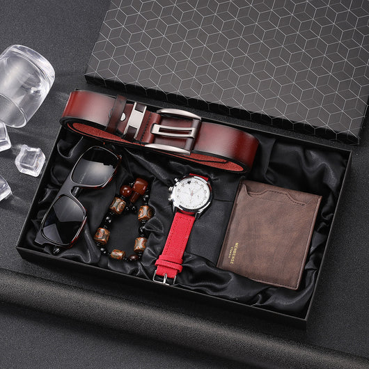 Set de 5 Relojes Casuales para Hombre - Cuarzo Versátil - Image 3