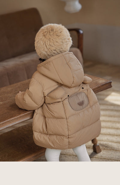 Abrigo Acolchado de Algodón para Niñas - Estilo Occidental Grueso - Image 16
