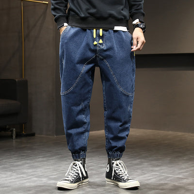 Pantalones Harem Hombre con Cintura Elástica y Cordones - Image 12