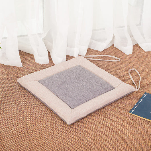 Silla de Comedor Four Seasons con Cojín Antideslizante y Correas de Lino - Image 10