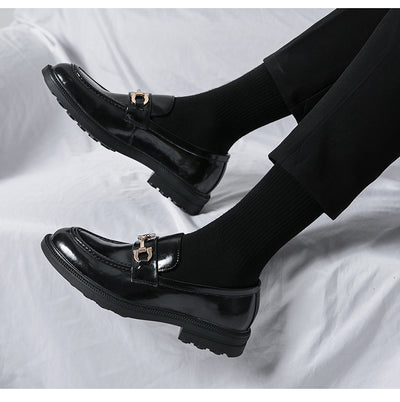 Mocasines Horsebit con Plataforma - Zapatos Formales de Lujo para Hombre - Image 9