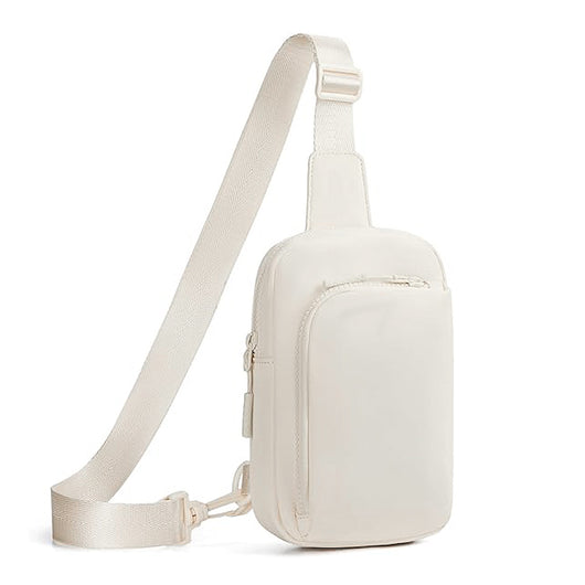 Bolsa Bandolera Minimalista Impermeable de Poliéster Liso - Image 5