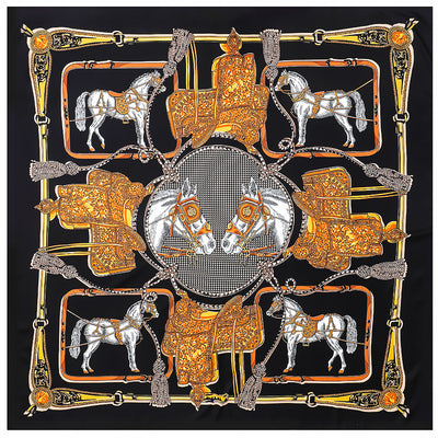 Pañuelo Cuadrado Grande Decorativo - Fulares Versátiles con Estampado - Image 10