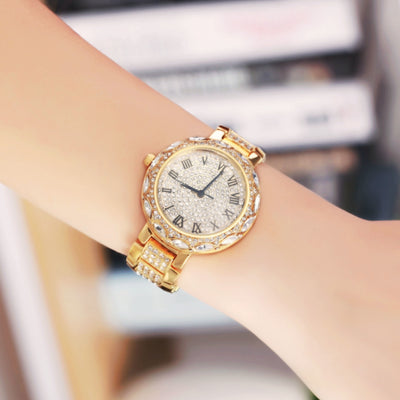 Reloj de Cuarzo Resistente al Agua con Cristales de Diamante - Image 8