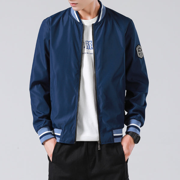 Chaqueta Universitaria Casual de Béisbol - Estilo Trendy