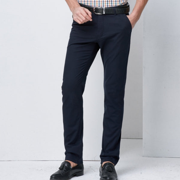 Pantalones Largos Slim de Algodón para Hombre